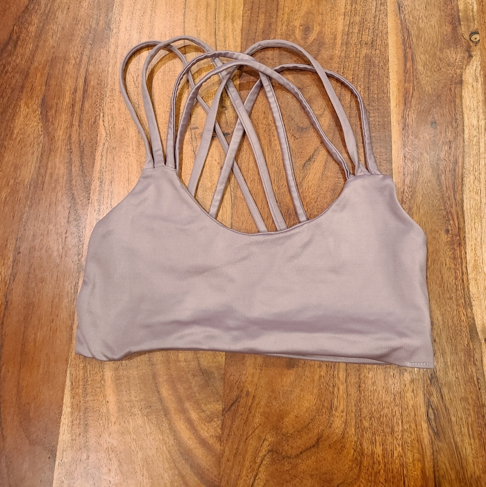 Lehua lole active wear lavender bra top
